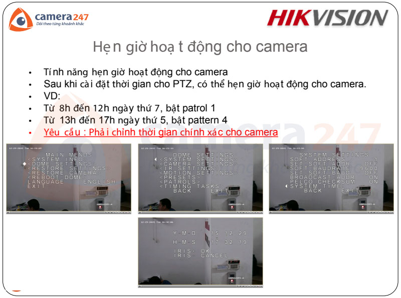 Hướng dẫn sử dụng camera quay quét Analog-Turbo Hikvision