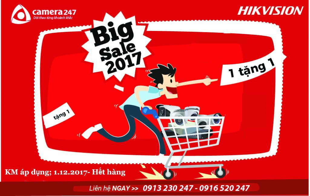 Camera247 với Big Sale cuối năm 