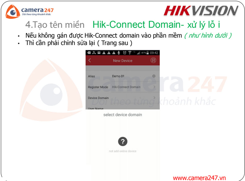 Đăng kí và sử dụng dịch vụ Cloud Hik-connect và Hik-connect Domain