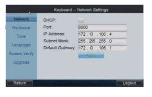 Hướng dẫn sử dụng bàn điều khiển Network DS-1100KI